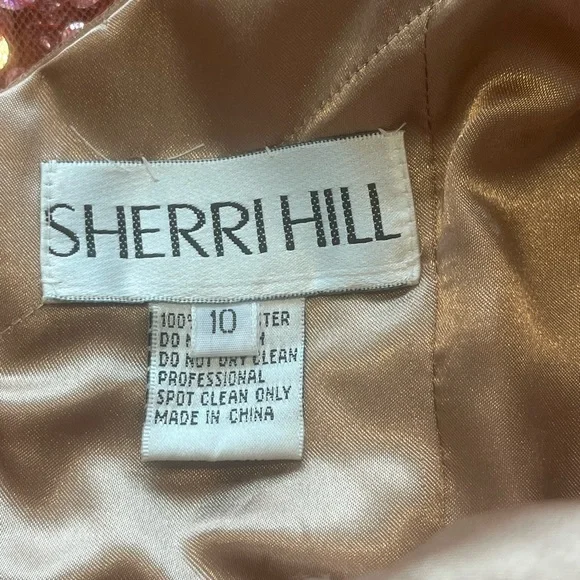 Sherri Hill Vintage Prom Dress Top For Replacement Skirt Jeweled Beaded Bodice - Picture 8 of 10